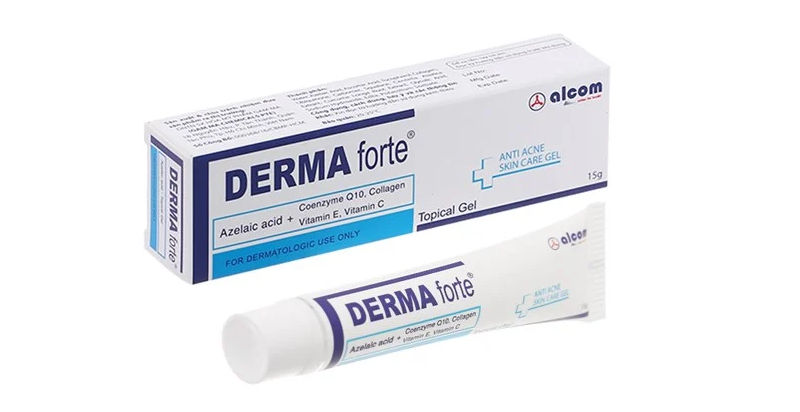 Kem bôi trị mụn Derma Forte chứa nhiều dược chất ngăn mụn