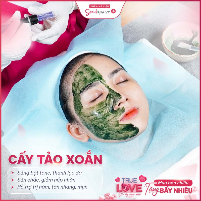 Top 20+ Spa Quỳnh Mai Tp Biên Hòa Đồng Nai Top 10 Spa - Thẩm mỹ viện tại Biên Hòa, Đồng Nai bạn không thể bỏ qua 57 Cấy tảo xoắn giúp phục hồi trạng thái da khỏe, cấp dưỡng chất cho da và nâng cấp làn da trở nên mịn màng tươi tắn hơn