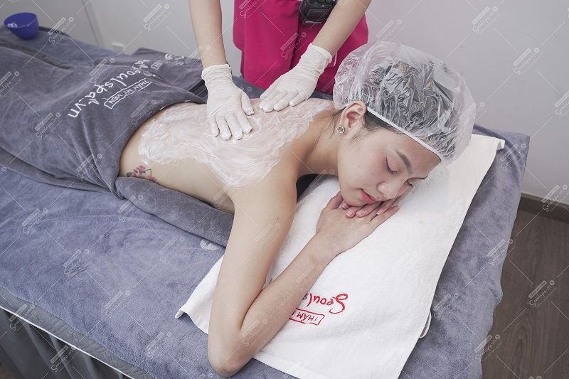 Quy trình tắm trắng tại Spa vô cùng chuyên sâu, an toàn