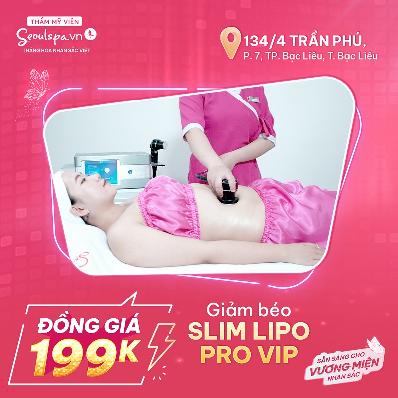 Giảm béo Slim Lipo ProVip đánh tan mỡ giúp khách hàng lấy lại vóc dáng lý tưởng