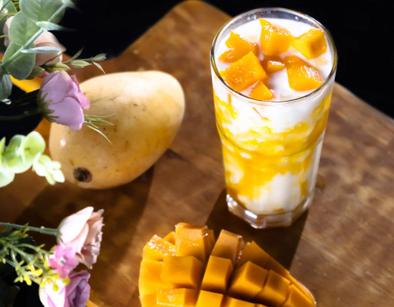 Sữa tươi và xoài - Sự kết hợp độc đáo