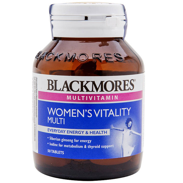 Blackmores Women’s Vitality Multi là viên uống Vitamin tổng hợp được chị em phụ nữ yêu thích  sử dụng                                                                                                                                                             