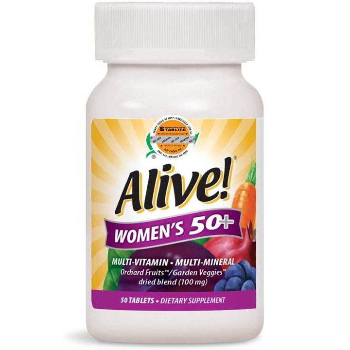 Viên uống Nature’s Way Alive Women’s Energy giàu dinh dưỡng được chiết xuất từ 26 loại trái cây, rau củ, sản phẩm rất dễ uống