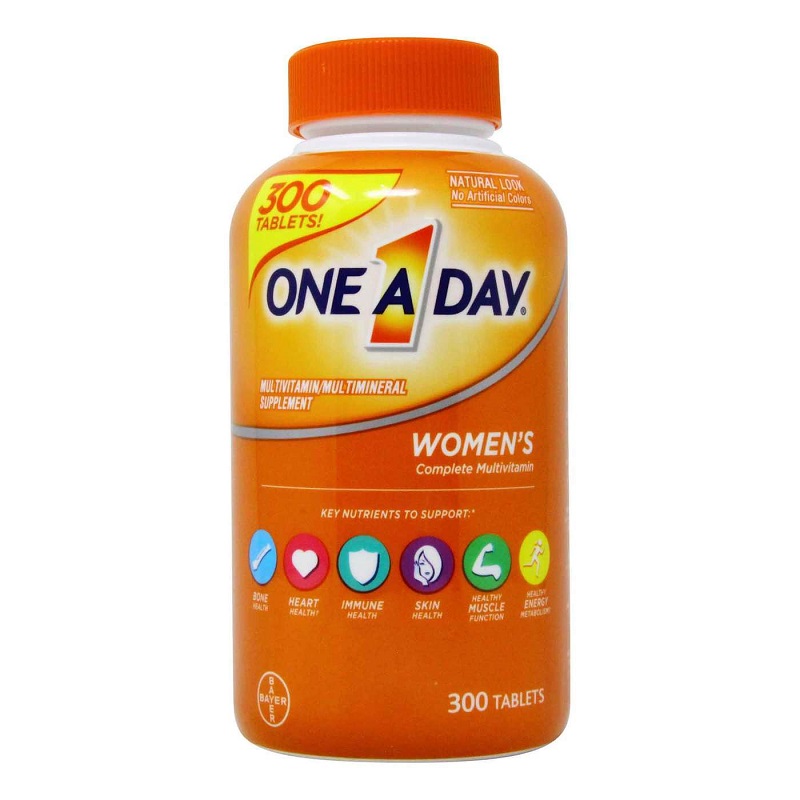 One A Day Women’s là sản phẩm viên uống có giá thành bình dân nhưng công dụng không hề kém cạnh các sản phẩm khác