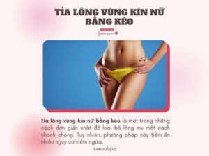 Tỉa lông vùng kín nữ bằng kéo