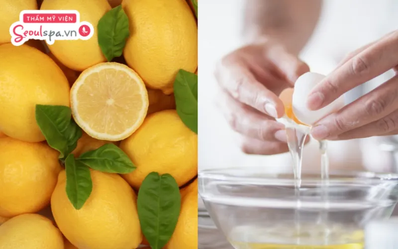 Trộn lòng trắng trứng gà với nước cốt chanh giúp loại bỏ lông nách một cách nhẹ nhàng mà không gây tổn thương da