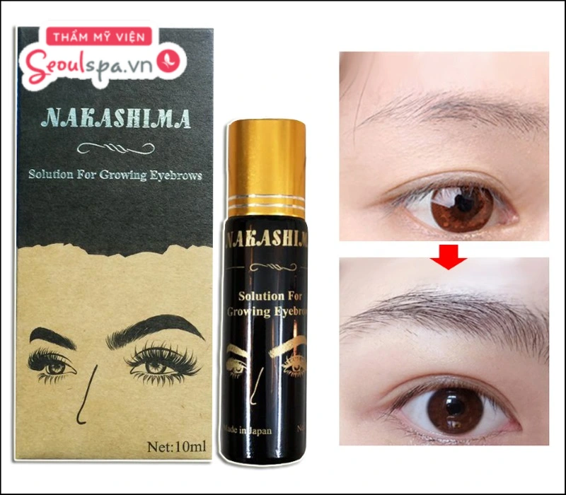 Sử dụng thuốc kích mọc lông mày là một trong những cách cải thiện tình trạng lông mày thưa thớt và nhạt màu hiệu quả