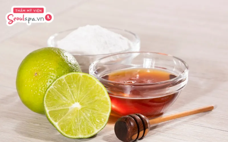 Kết hợp mật ong, đường và chanh là cách triệt ria mép bằng mật ong đem lại hiệu quả tối ưu nhất