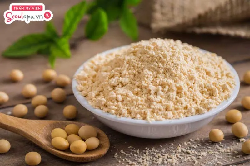 Tẩy lông bụng bằng bột mầm đậu nành là cách loại bỏ lông mọc nhiều quanh bụng an toàn và hiệu quả
