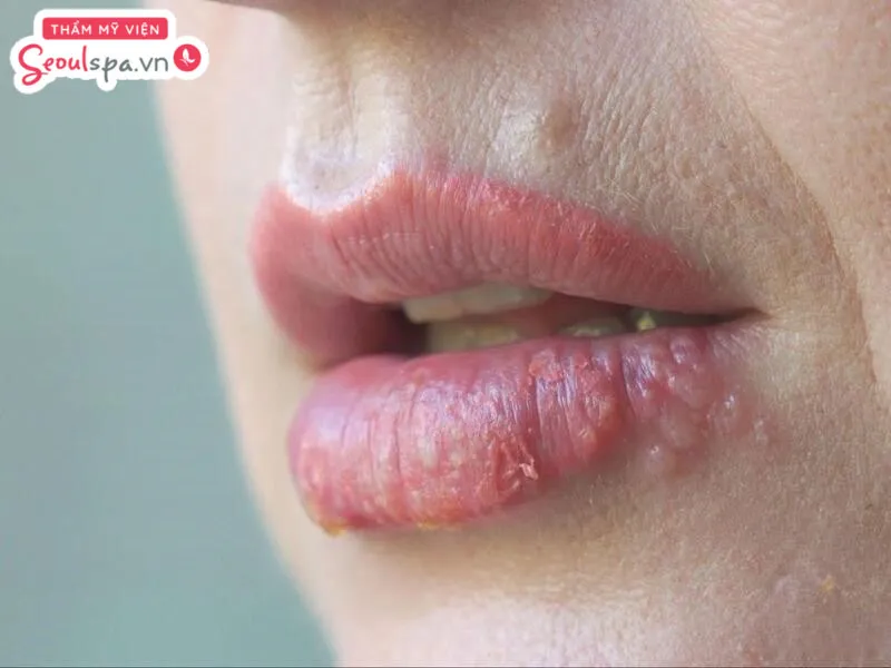 Tình trạng nổi mụn trắng sau phun xăm môi có thể xuất phát bởi nhiều nguyên nhân khác nhau