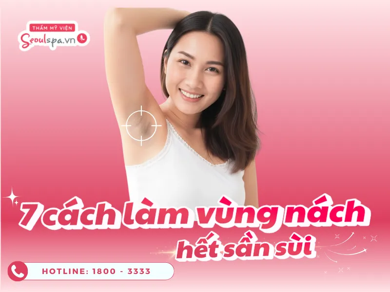 Cách làm vùng nách hết sần sùi