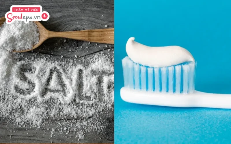 Tẩy lông chân với muối và kem đánh răng là mẹo giúp làm sạch nang lông và tăng cường hiệu quả loại bỏ lông