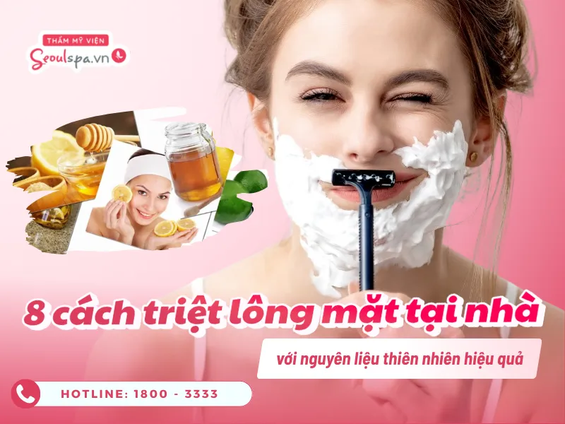 Cách triệt lông mặt tại nhà