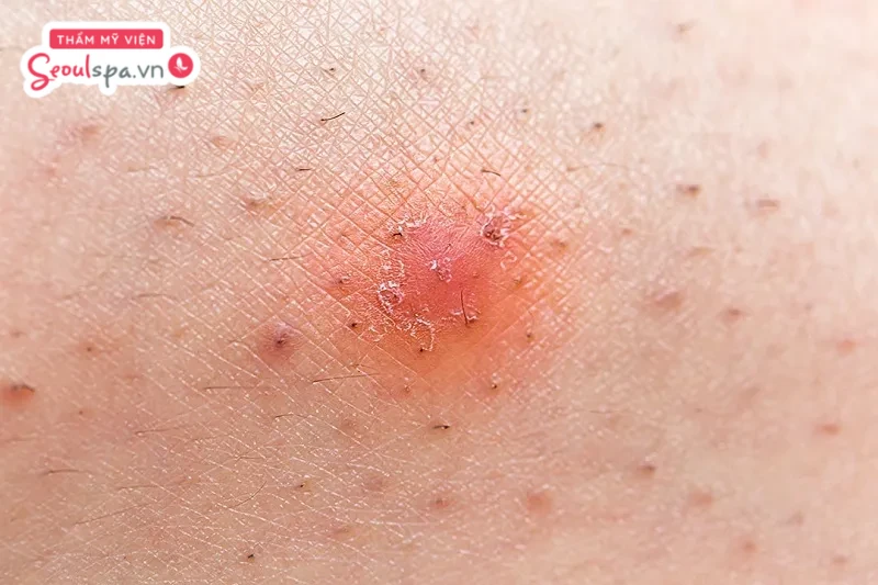 Lông vùng kín bắt đầu mọc lại sau triệt lông có thể gây ra cảm giác ngứa ngáy tạm thời trong 3 - 4 ngày