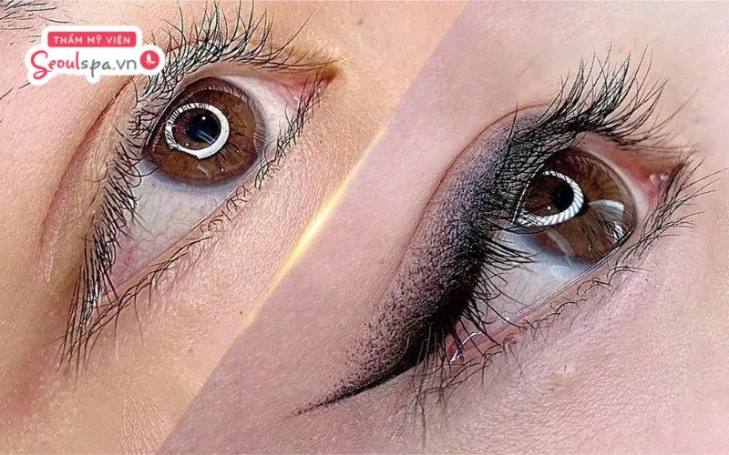 Phun mí eyeliner là kiểu phun mí giúp tạo hiệu ứng viền mí mắt chuyển màu chân thật, tự nhiên giúp ánh mắt có chiều sâu hơn