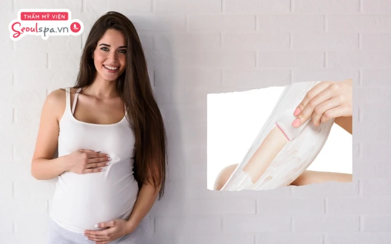 Mẹ bầu có thể thực hiện tẩy lông chân trong giai đoạn 3 tháng giữa thai kỳ để đảm bảo an toàn