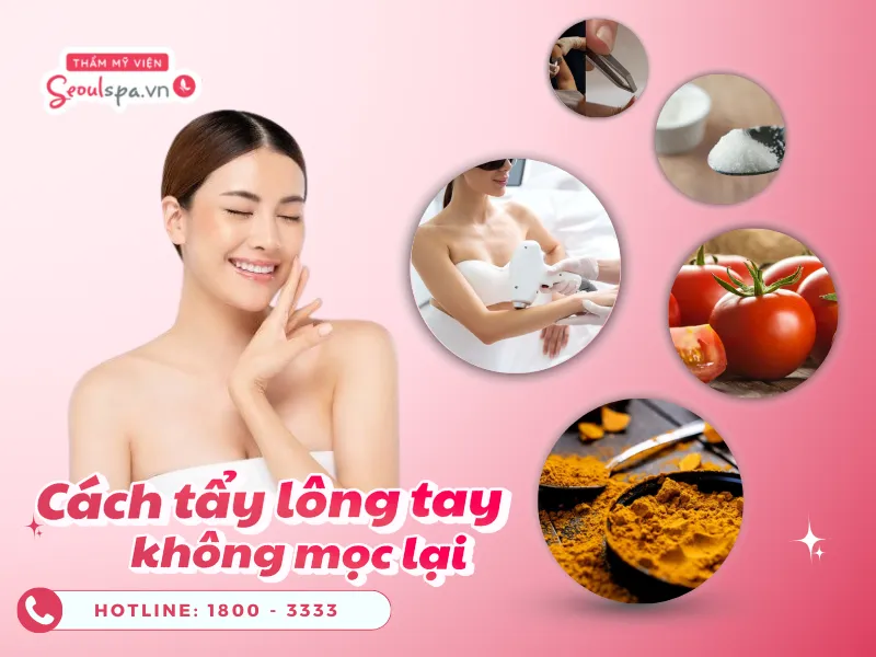 Cách tẩy lông tay không mọc lại