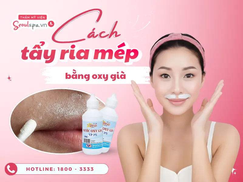 Cách tẩy ria mép bằng oxy già
