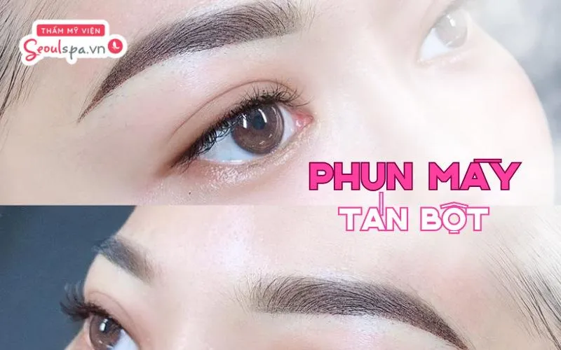 Phun mày tán bột là công nghệ phun xăm chân mày hiện đại giúp chân mày trở nên mềm mại, giảm thô cứng