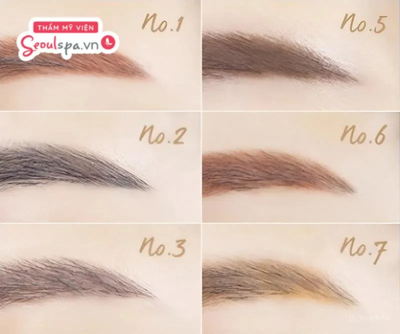 Lựa chọn màu sắc cho chân mày phù hợp là cách giúp tổng thể khuôn mặt trở nên hài hòa và mềm mại hơn