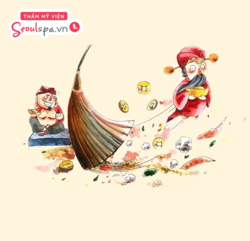 Hạn chế quét nhà vào ngày mùng 1 Tết vì có thể quét đi tài lộc và ảnh hưởng đến vận may của gia đình trong năm mới