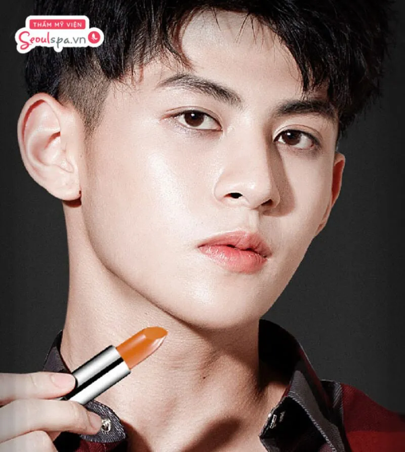 Cam tươi là tone màu phù hợp với làn da rám nắng của nam giới với hiệu quả tự nhiên nhất