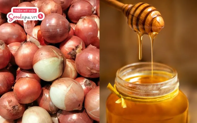 Làm rậm lông mày với hành tây và mật ong là công thức kích thích nang lông phát triển và mọc lại nhanh hơn