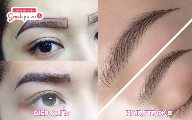 Hairstroke được đánh giá là kỹ thuật tạo sợi chân mày thanh mảnh và đem lại hiệu ứng thẩm mỹ chân thật hơn so với điêu khắc