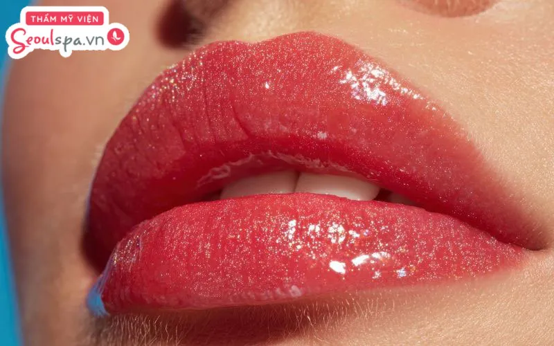 Phun môi pha lê có thời gian kiêng nước kéo dài hơn so với các phương pháp khác, dao động từ 7 - 10 ngày