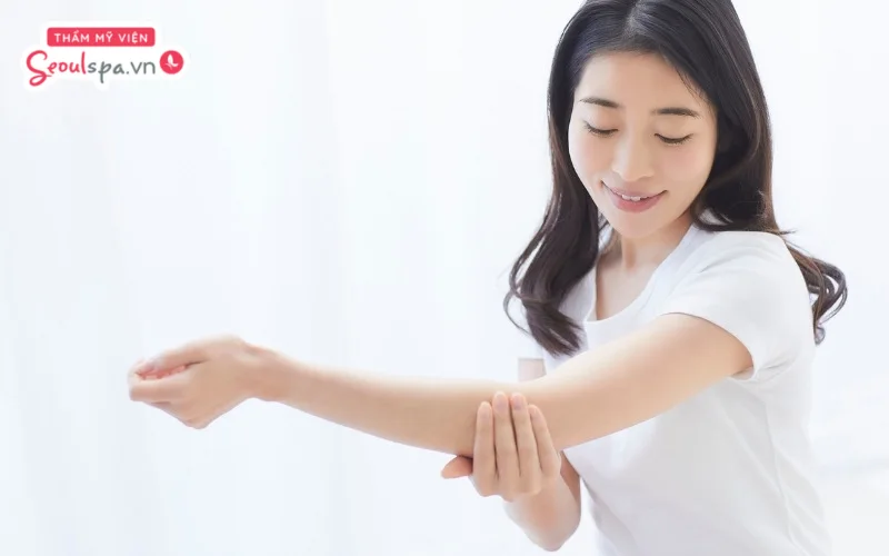 Triệt lông 1/2 cánh tay giúp giảm thiểu cảm giác đau rát đồng thời tiết kiệm chi phí và thời gian khi thực hiện