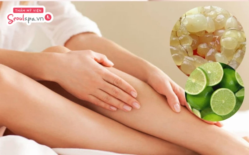 Chanh tươi và mỡ trăn và hai nguyên liệu thiên nhiên có khả năng làm suy yếu nang lông và giúp lông mọc lại chậm hơn