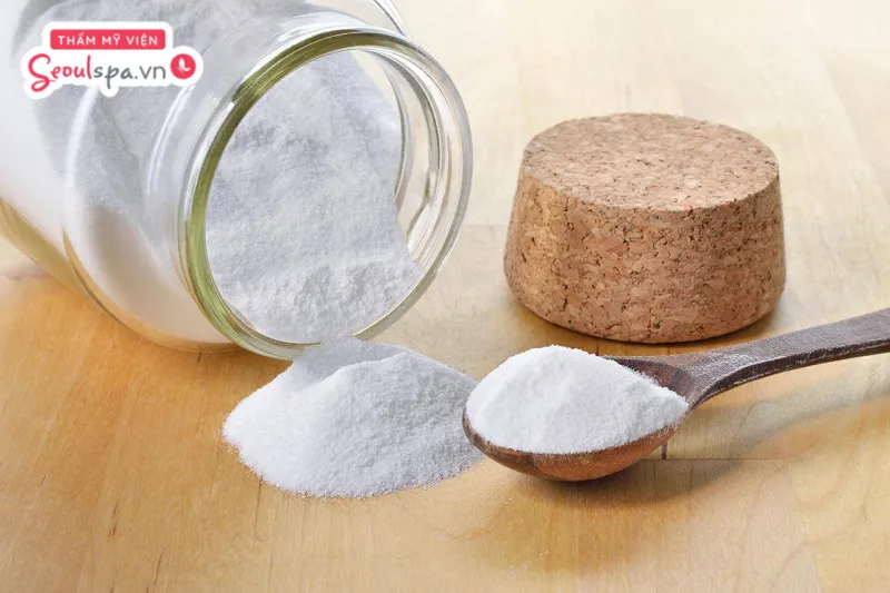 Baking soda có khả năng kháng khuẩn và tẩy da chết mạnh