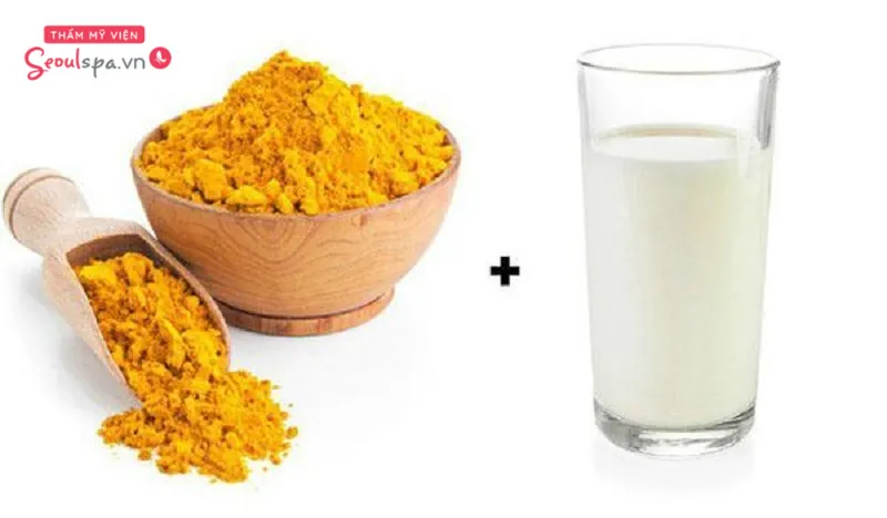 Bột nghệ và sữa tươi không đường tăng cường hiệu quả làm lông chân mọc thưa và nhạt màu
