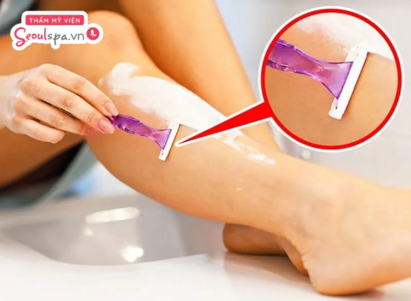 Da bị ngứa có thể do dị ứng với các sản phẩm cạo lông