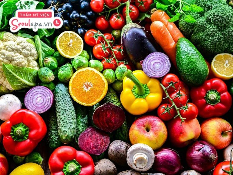 Bổ sung rau củ và trái cây giúp vết thương nhanh lành, đồng thời hỗ trợ chân mày lên màu đẹp và tự nhiên hơn.