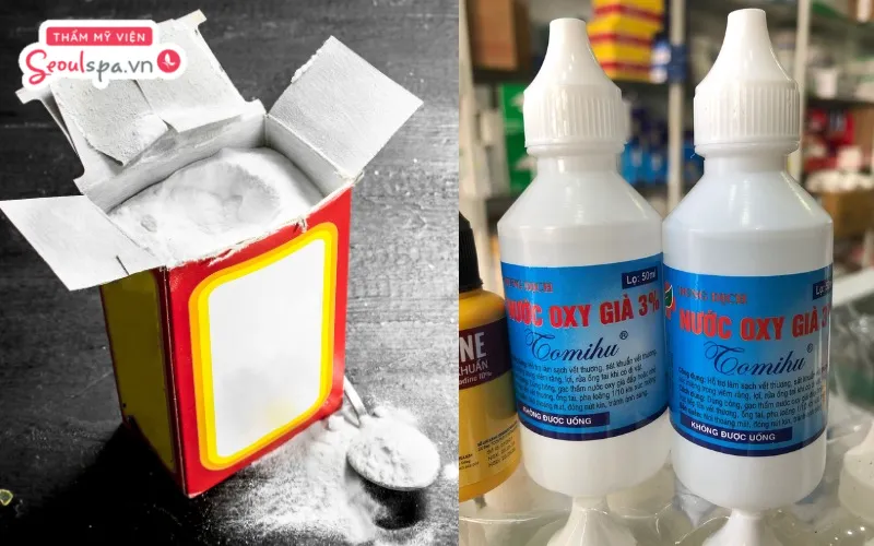 Tẩy lông nách với baking soda và oxy già đem lại hiệu quả làm mềm sợi lông và giúp lông nhạt màu hơn