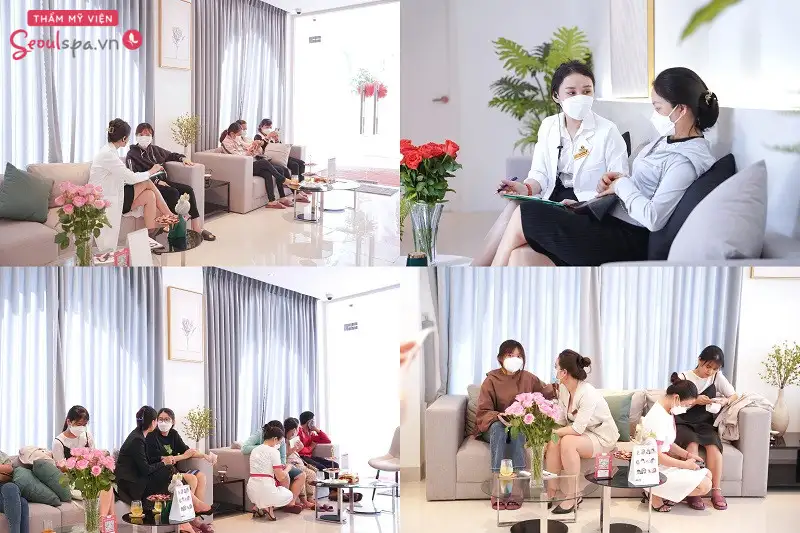 Chị em nên đặt lịch hẹn tại Thẩm mỹ viện SeoulSpa.Vn trước để được tư vấn