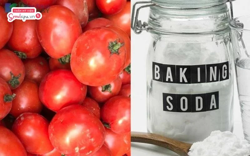 Kết hợp baking soda và cà chua để làm tăng hiệu quả triệt lông