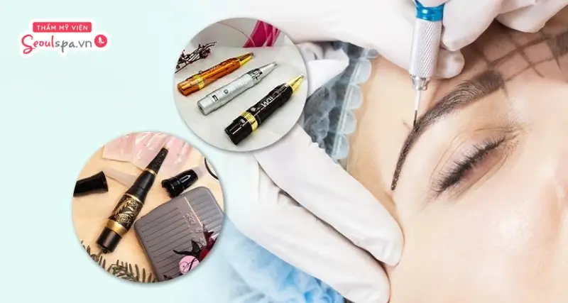 Sử dụng thiết bị phun xăm không đảm bảo các yếu tố vô trùng có thể khiến vế thương hở gia tăng nguy cơ viêm nhiễm