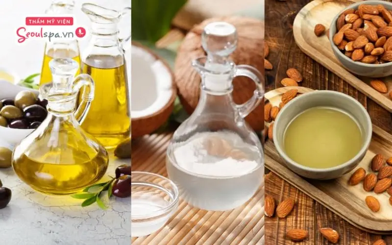 Thoa dầu dừa, dầu oliu hoặc dầu hạnh nhân lên chân mày sau phun xăm có thể giúp kháng khuẩn và đẩy nhanh quá trình hồi phục