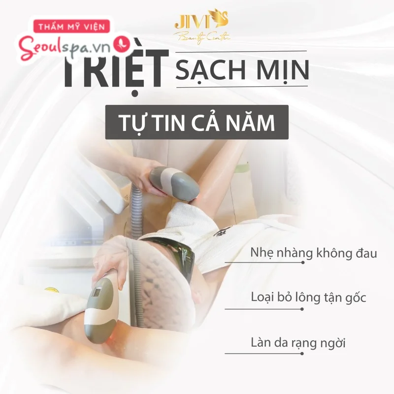 Jivi Spa đem đến khách hàng công nghệ triệt OPT Light Doctor hiện đại giúp loại bỏ lông tận gốc và duy trì làn da mịn màng