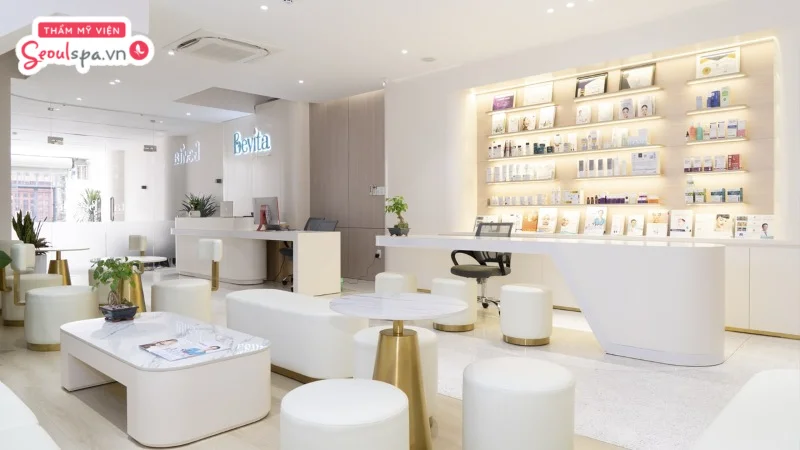 Bevita Beauty & Spa nổi bật với không gian sang trọng, hiện đại và tích hợp đa dạng công nghệ triệt tiên tiến nhất