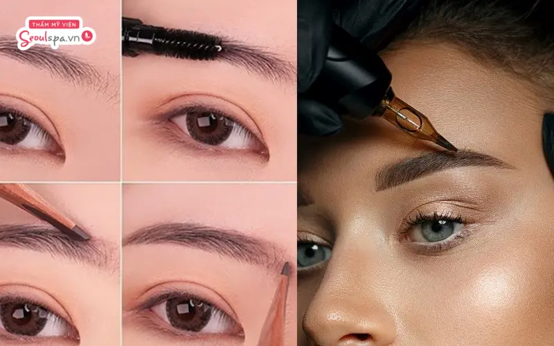 Lựa chọn phương pháp làm đẹp khắc phục tình trạng không có chân mày là yếu tố quan trọng để đem lại hiệu quả tối ưu