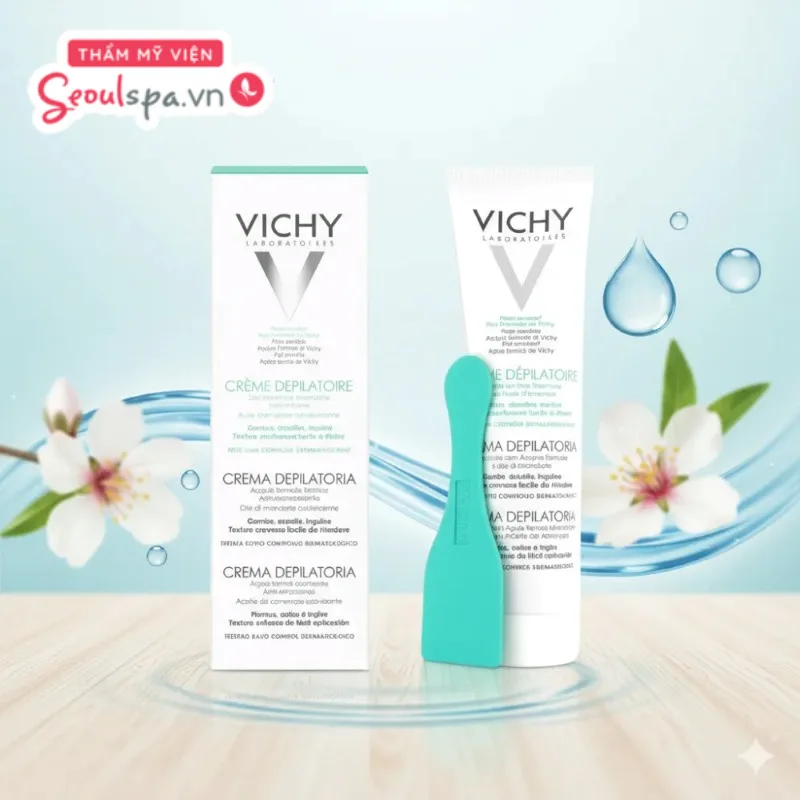 Vichy Crème Depilatoire là dòng kem tẩy lông cao cấp được thiết kế dành riêng cho da nhạy cảm, đặc biệt là mẹ bầu