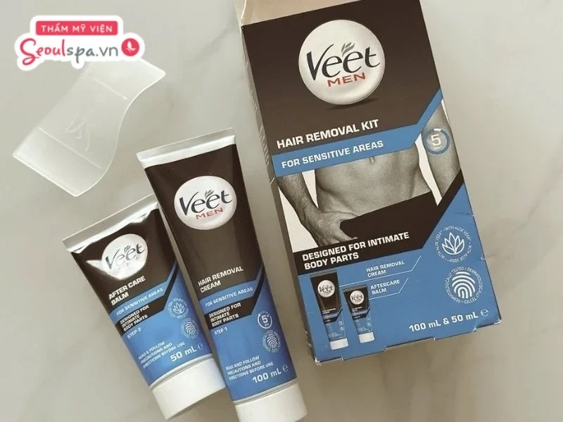 Sử dụng kem tẩy lông vùng kín chuyên dụng cho nam giới là một trong những cách loại bỏ lông hiệu quả được ưa chuộng
