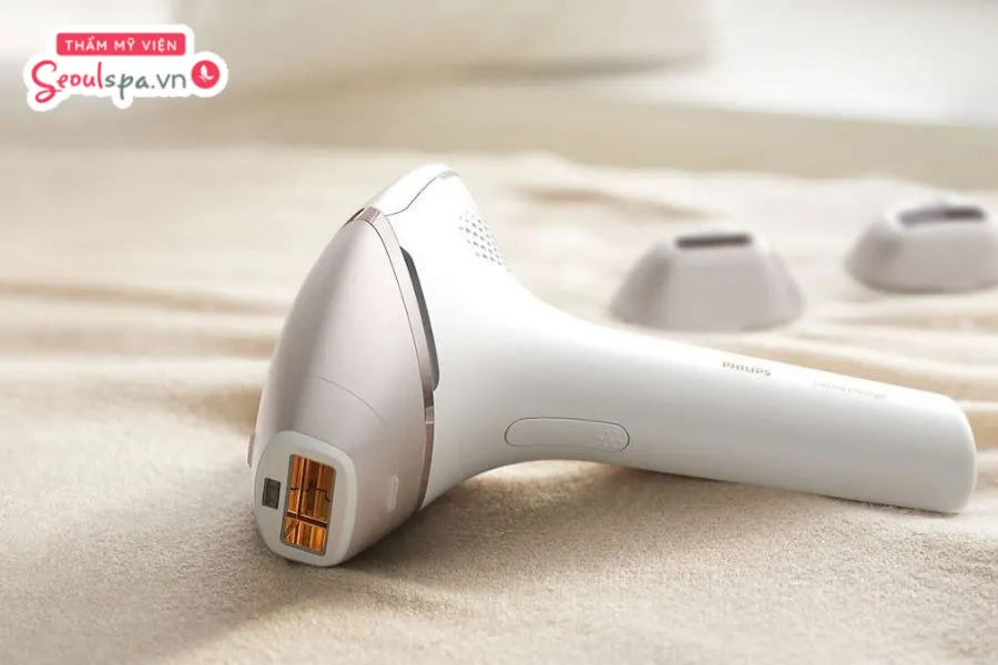 Máy triệt lông mini tại nhà có thể giúp triệt lông vùng kín tận gốc nhưng cần kiên trì sử dụng trong vài tháng để mang lại hiệu quả lâu dài