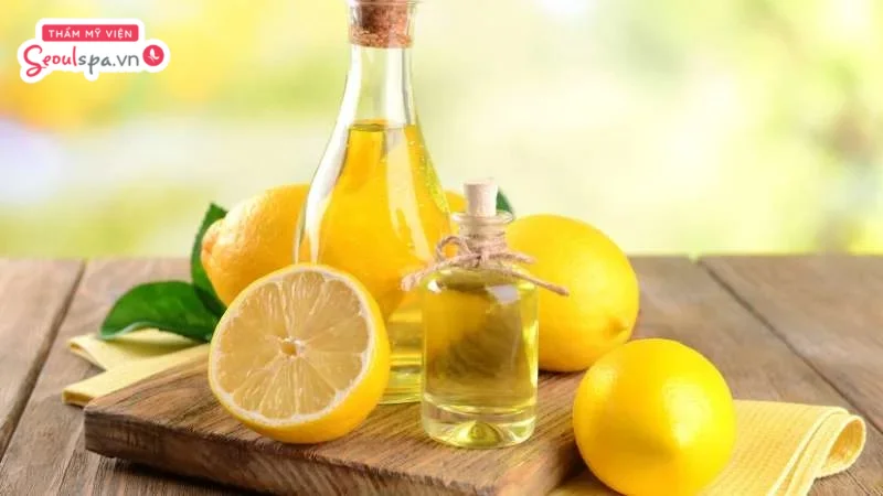 Chanh và dầu oliu khá lành tính có thể giúp da vùng trán mịn màng, ngăn ngừa lão hóa hiệu quả
