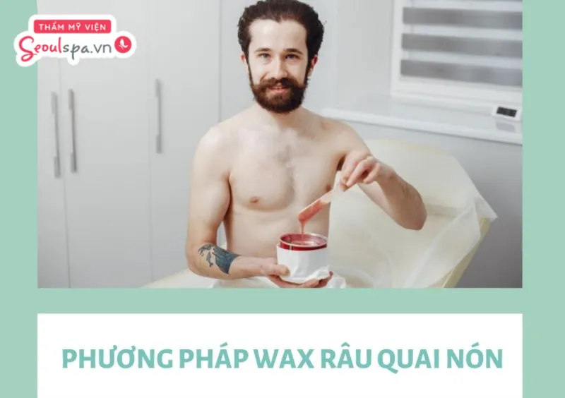 Sử dụng sáp wax râu quai nón có thể gây đau đớn, trầy xước da