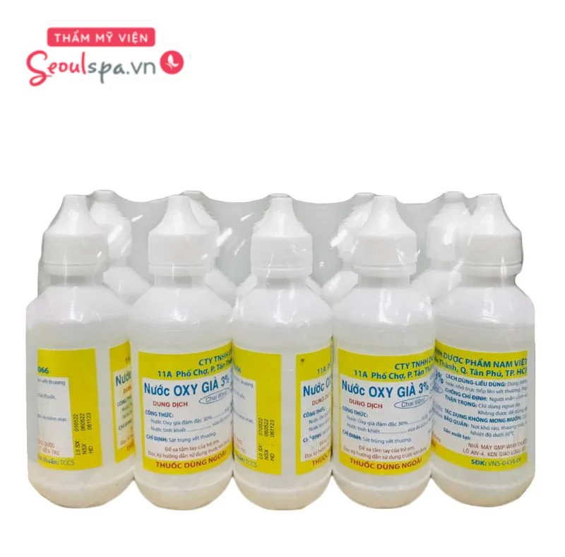 Oxy già làm nhạt màu và làm sợi lông giòn, dễ rụng