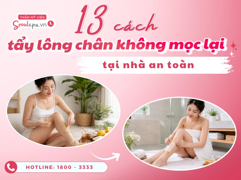 cách tẩy lông chân không mọc lại